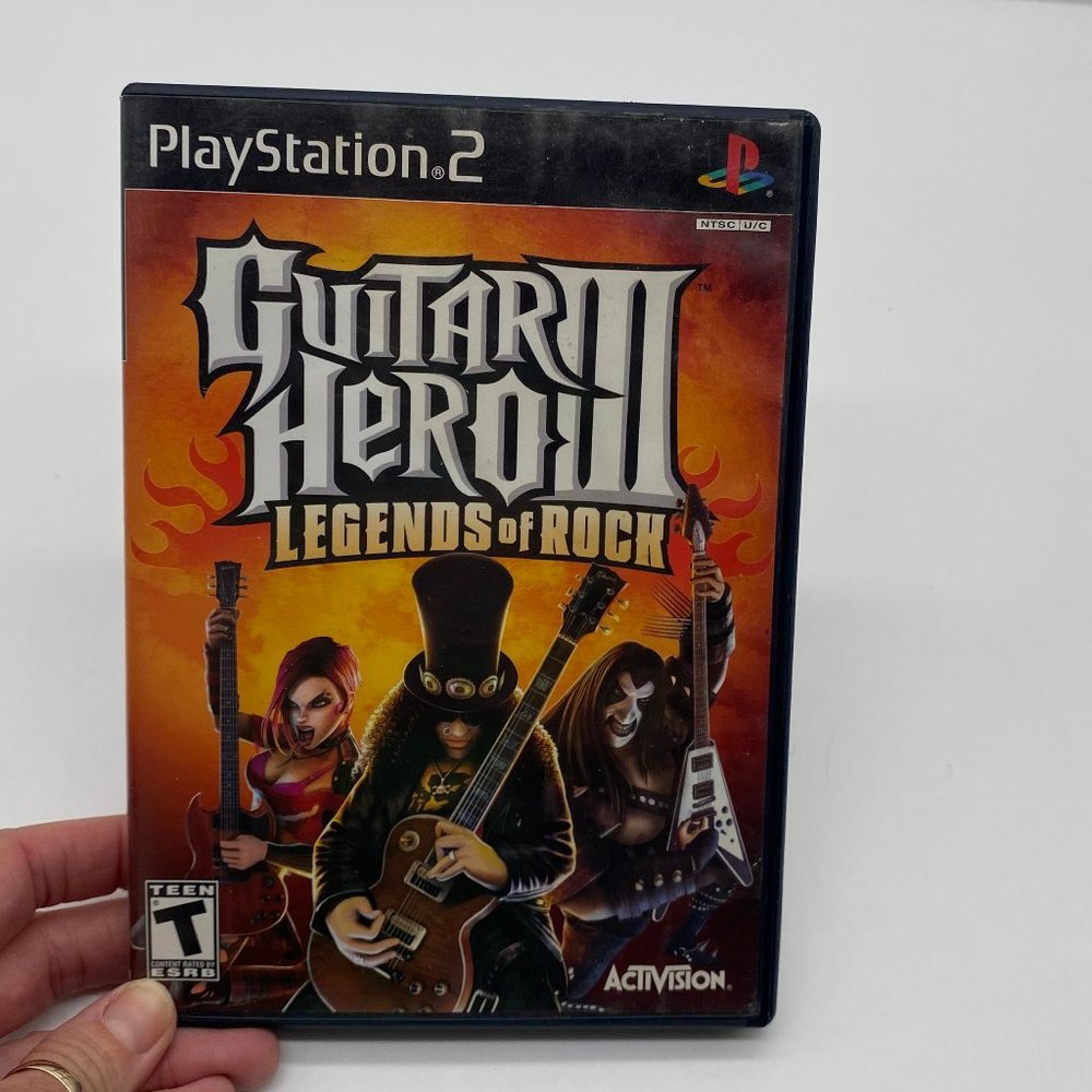 PlayStation 2 Guitar Hero III 3 Legends of Rock Game Disc